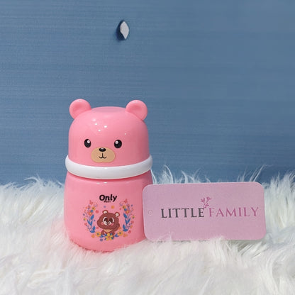Premium Baby Powder Puff with Dispenser - Bear