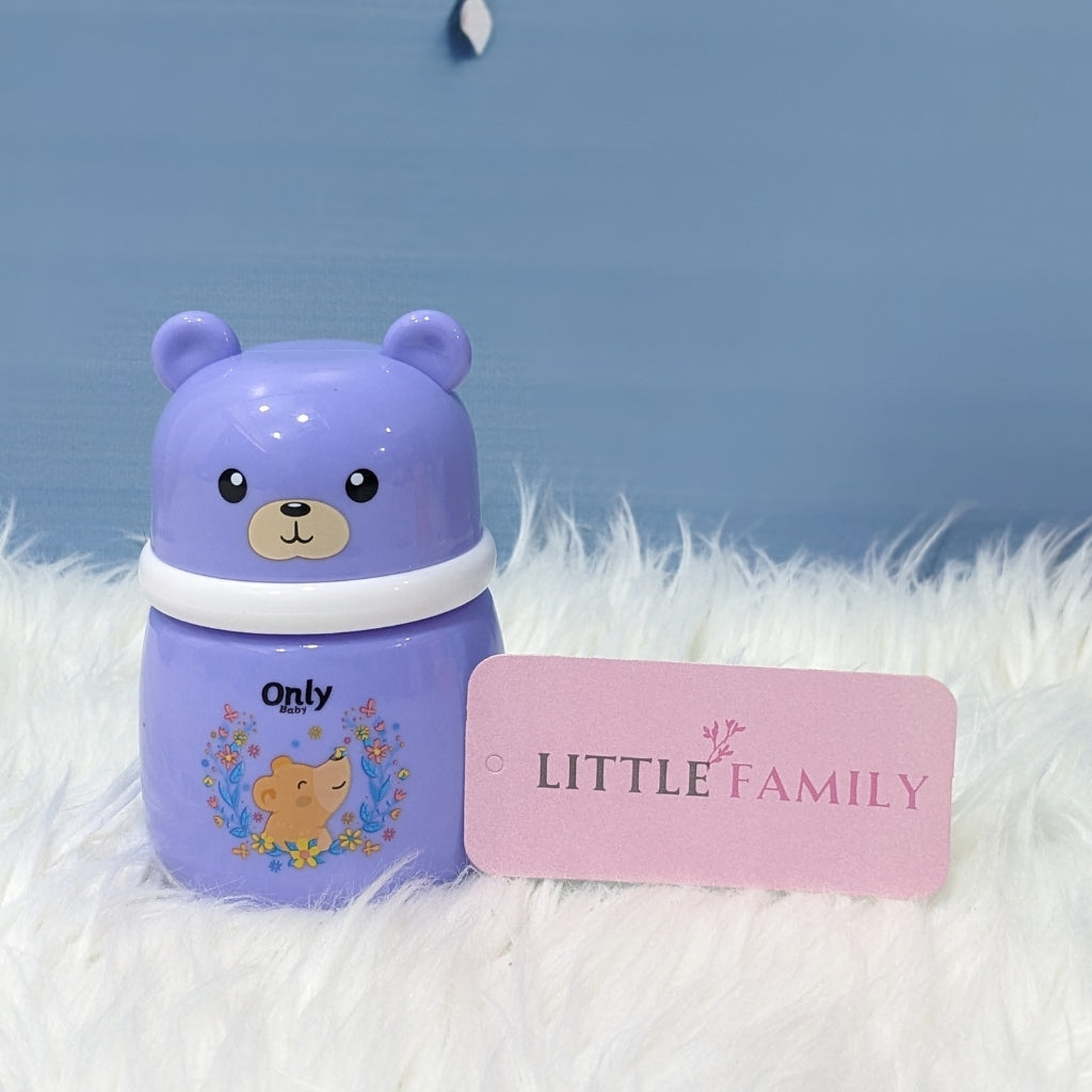 Premium Baby Powder Puff with Dispenser - Bear