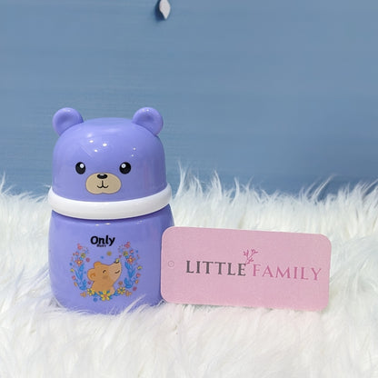 Premium Baby Powder Puff with Dispenser - Bear