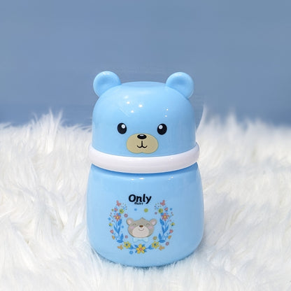 Premium Baby Powder Puff with Dispenser - Bear