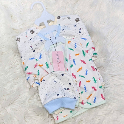 Newborn 3-Piece Cotton Outfit Set – Soft & Breathable