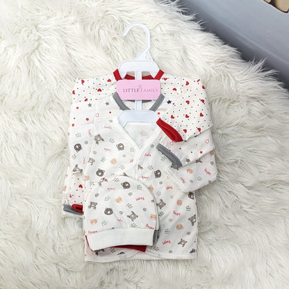 Newborn 3-Piece Cotton Outfit Set – Pack of 3
