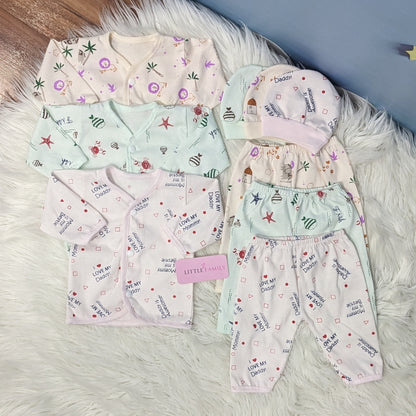 Newborn 3-Piece Cotton Outfit Set – Pack of 3