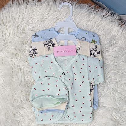 Newborn 3-Piece Cotton Outfit Set – Pack of 3