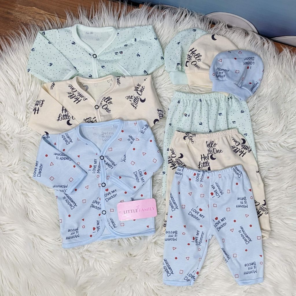 Newborn 3-Piece Cotton Outfit Set – Pack of 3
