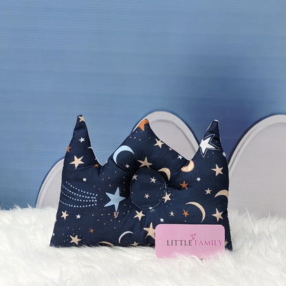 "Over The Moon" Theme Newborn Baby Carry Nest - Soft Poly Cotton | Navy Blue