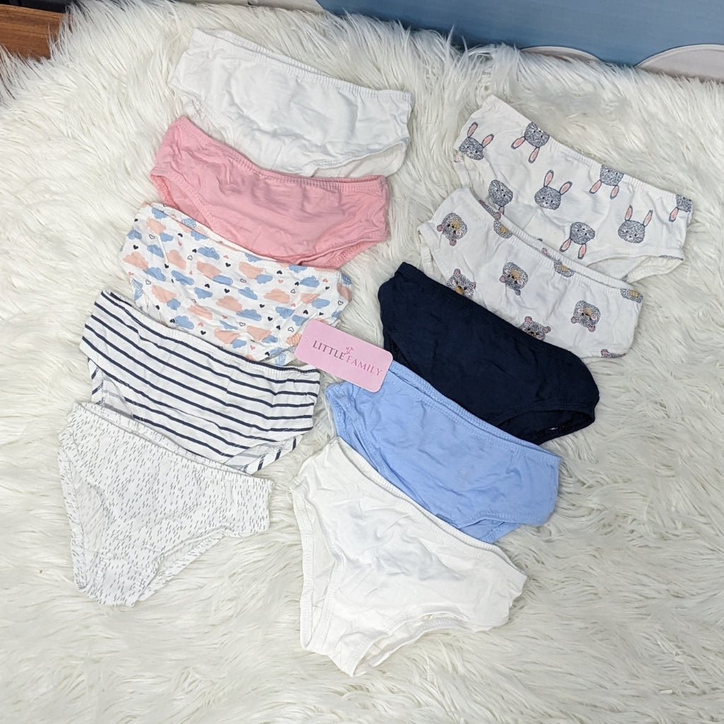 Baby Cotton Nappies & Training Underwear Set (Pack of 10)