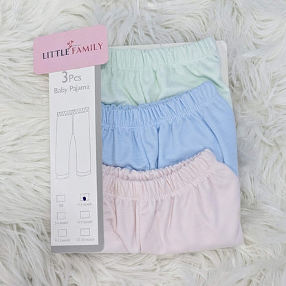 Pack of 3 Newborn Cotton Trousers