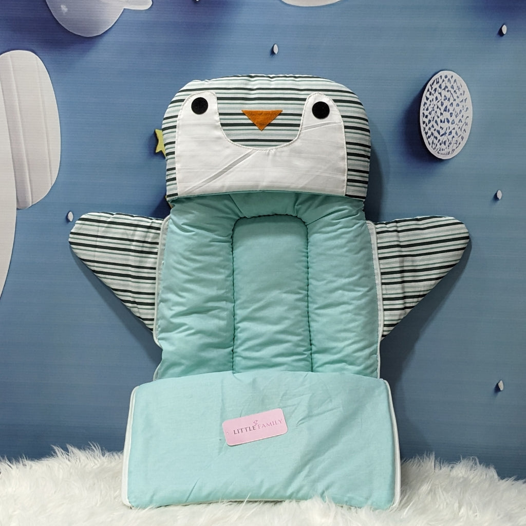 Penguine Sleeping Carry Nest - Green