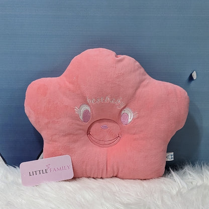 Premium Velvet Baby Head Shaping Pillow - Red