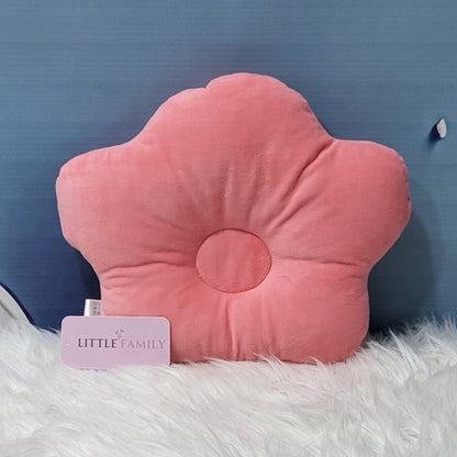 Premium Velvet Baby Head Shaping Pillow - Red