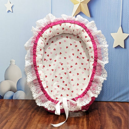 Fusion Pink Baby Bedding Set - 9 Pieces