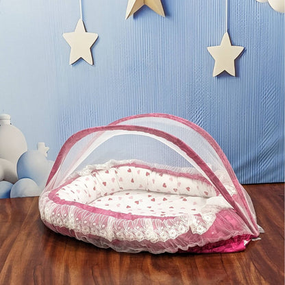 Fusion Pink Baby Bedding Set - 9 Pieces