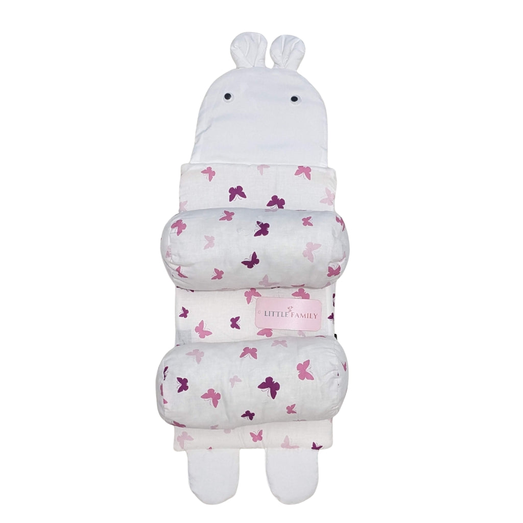 Pink Butterfly Baby Head Shaping Pillow – Ergonomic Support