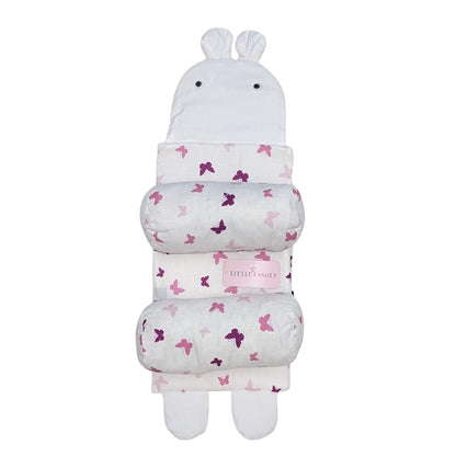 Pink Butterfly Baby Head Shaping Pillow – Ergonomic Support