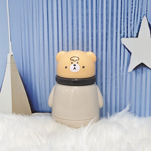 Premium Baby Powder Puff with Dispenser - Teddy