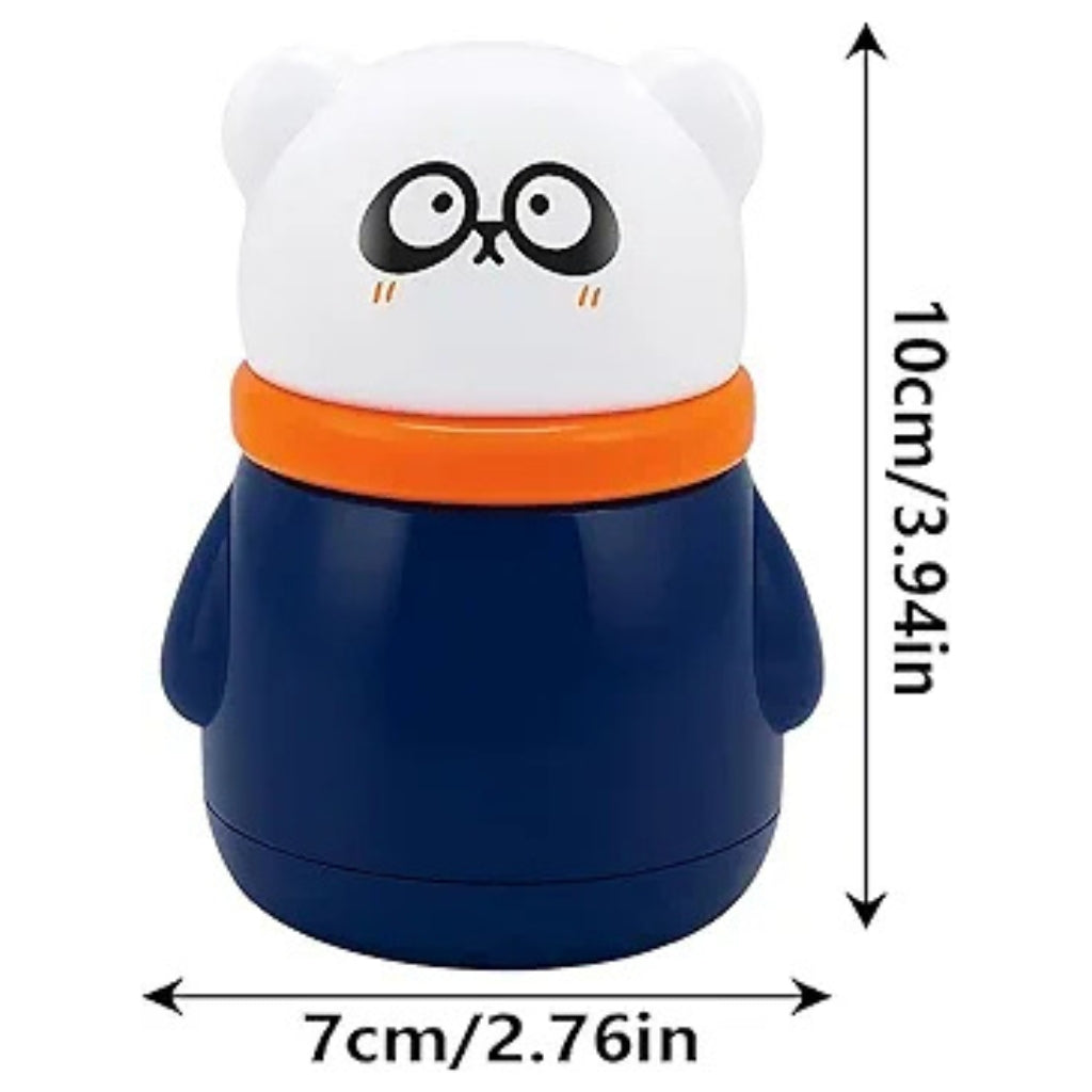 Premium Baby Powder Puff with Dispenser -  Panda