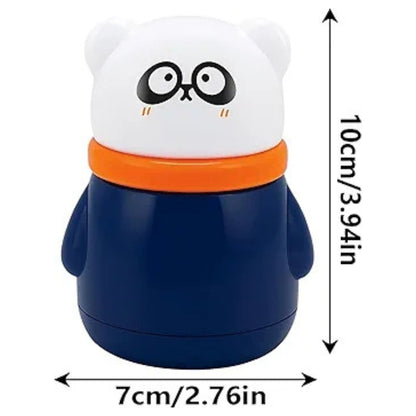Premium Baby Powder Puff with Dispenser -  Panda