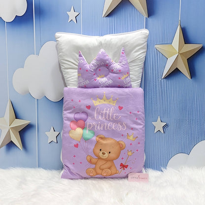 Velvet Baby Carry Nest - Purple | "Little Princess" Edition