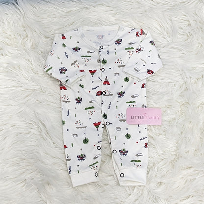 Pack of 3 Premium Baby Rompers – Gentle and Breathable