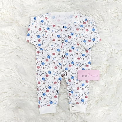 Pack of 3 Premium Baby Rompers – Gentle and Breathable