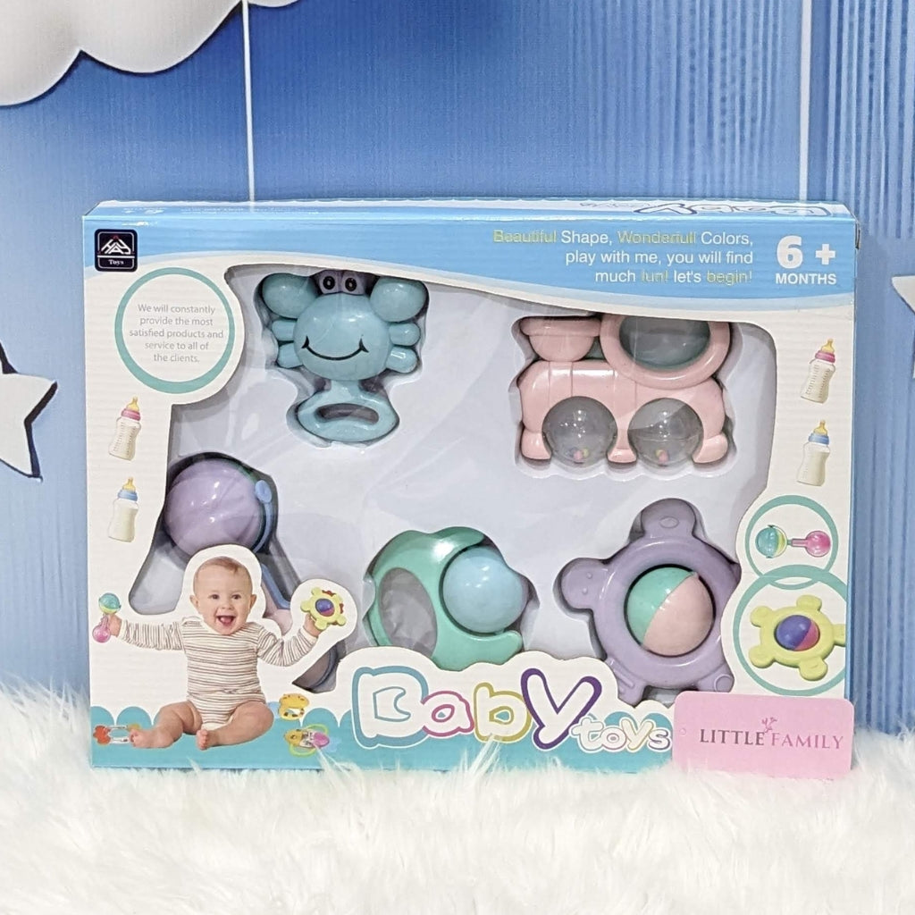 Baby Rattle Toys Set - (5-Piece)