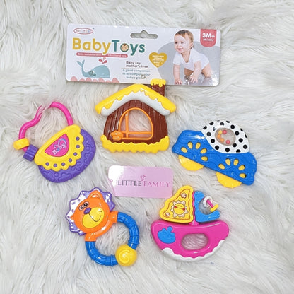 Baby 5 PC'S Rattle Toys Set