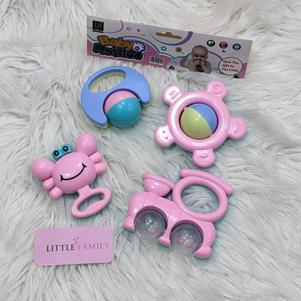 Baby 4 PC'S Rattle Toys Set
