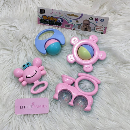 Baby 4 PC'S Rattle Toys Set