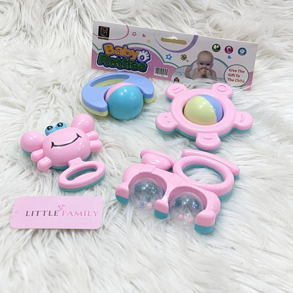 Baby 4 PC'S Rattle Toys Set