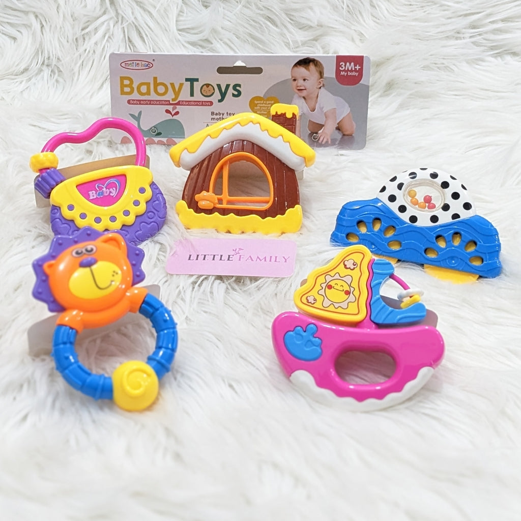 Baby 5 PC'S Rattle Toys Set