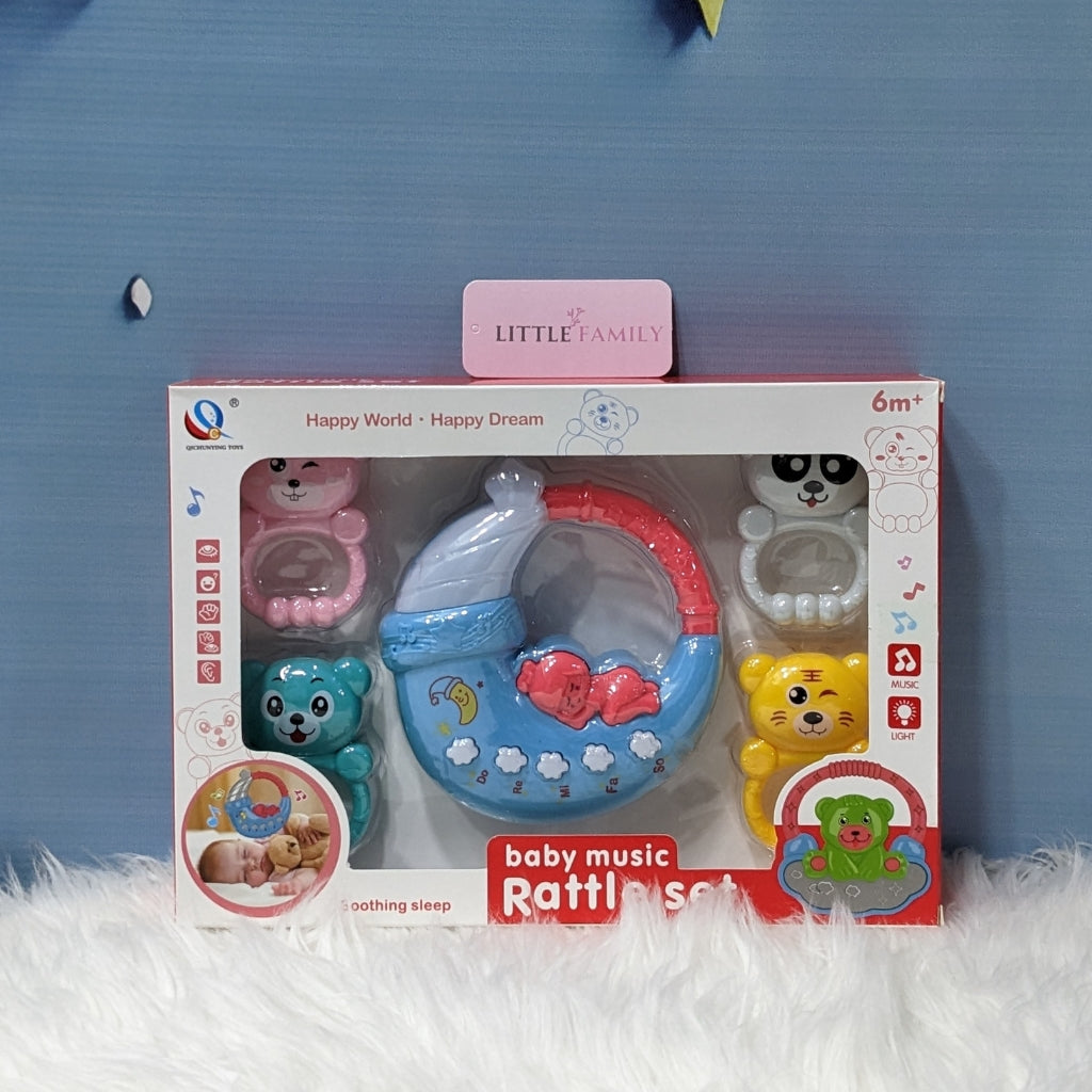 Baby Musical Rattle Toy Set – 5 Pieces