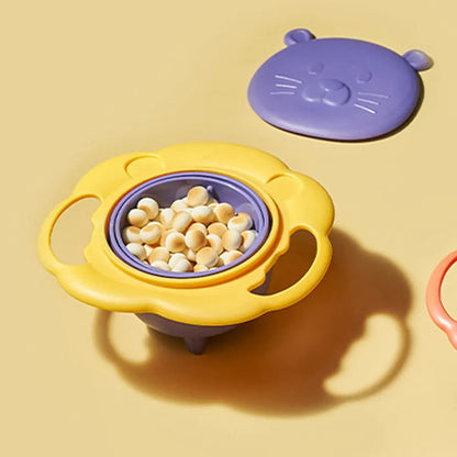 360° Spill-Proof Gyro Bowl for Toddlers