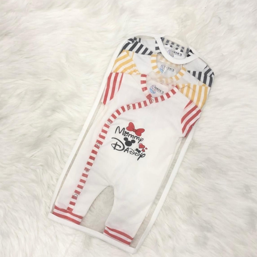 3 PC'S Baby Romper Set