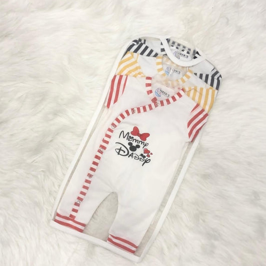 3 PC'S Baby Romper Set