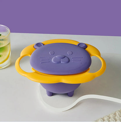 360° Spill-Proof Gyro Bowl for Toddlers