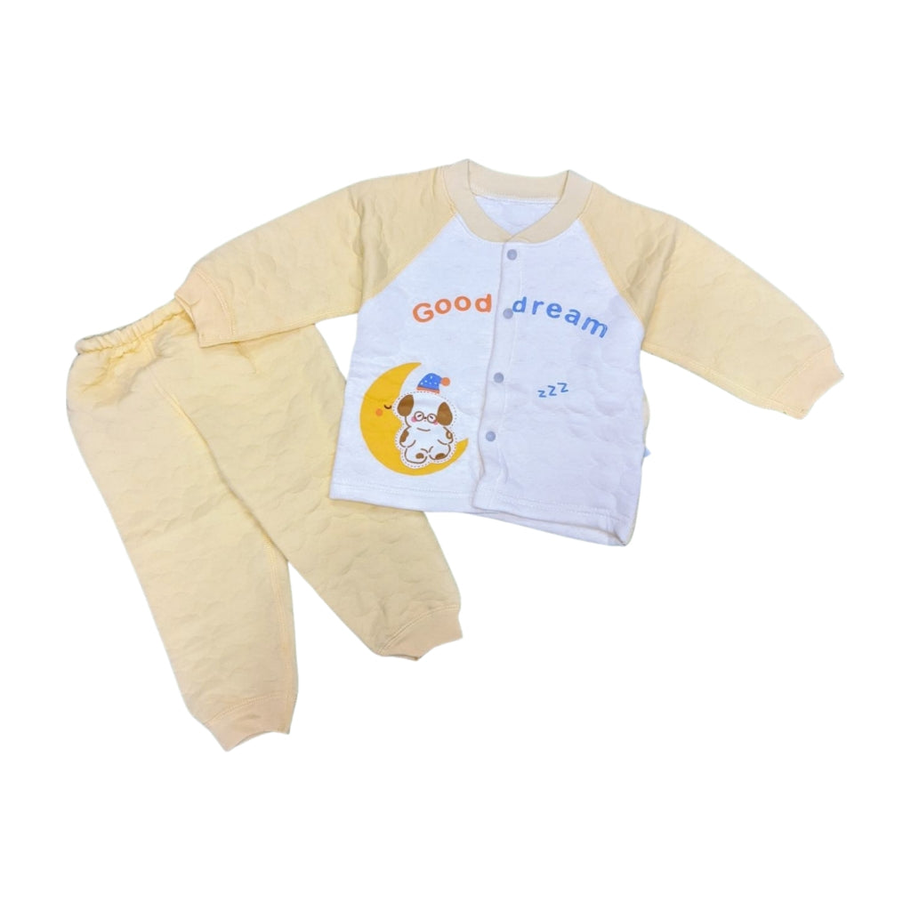 2 Piece Kids Full Sleeves Baby Bodysuit Good Dream Design