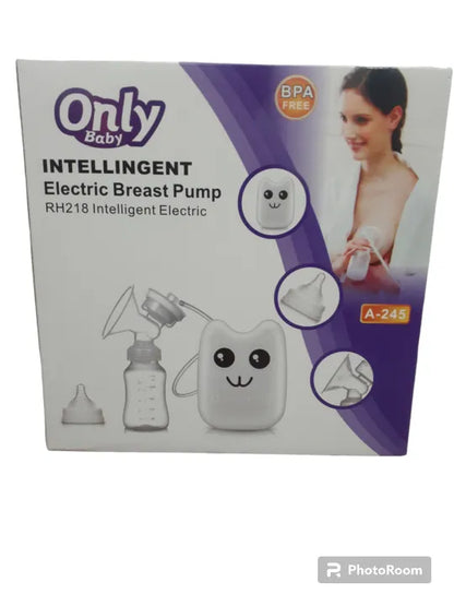 Quiet & Efficient Electric Breast Pump - Soft Silicone Flange and Feeding Bottle