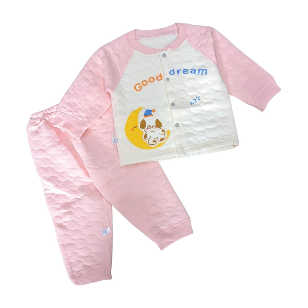 2 Piece Kids Full Sleeves Baby Bodysuit Good Dream Design