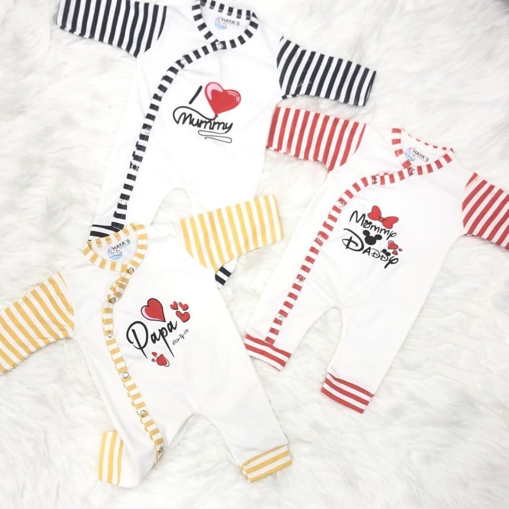 3 PC'S Baby Romper Set