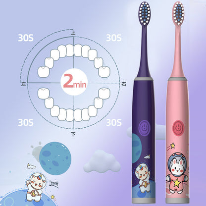 Sonic Electric Toothbrush for Kids with Extra Brush Head