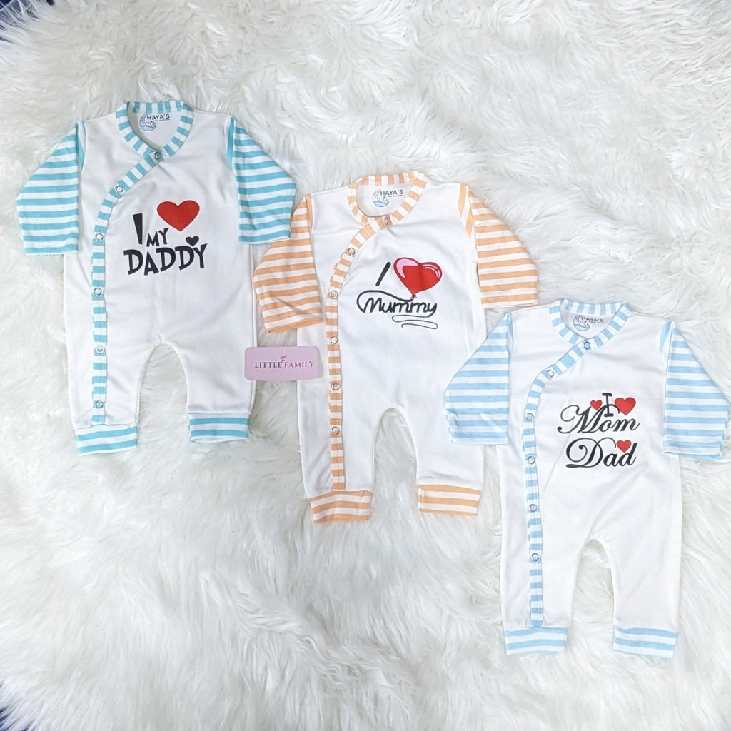 3 PC'S Baby Romper Set