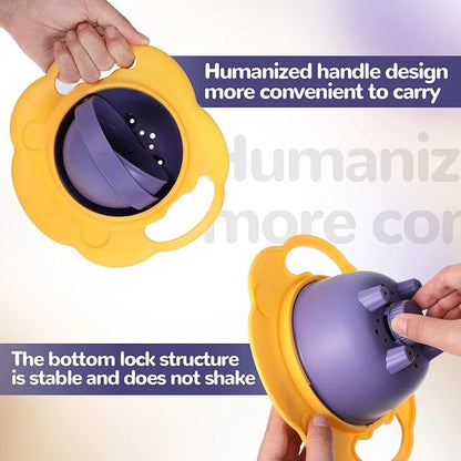360° Spill-Proof Gyro Bowl for Toddlers