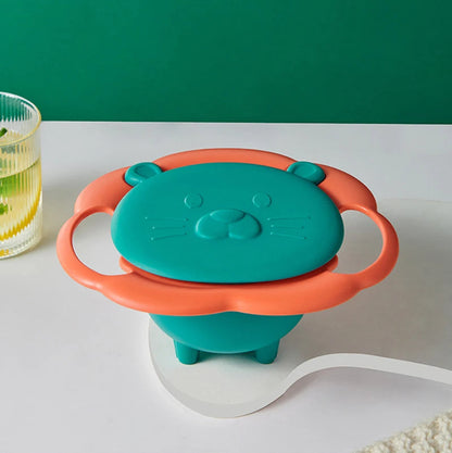 360° Spill-Proof Gyro Bowl for Toddlers