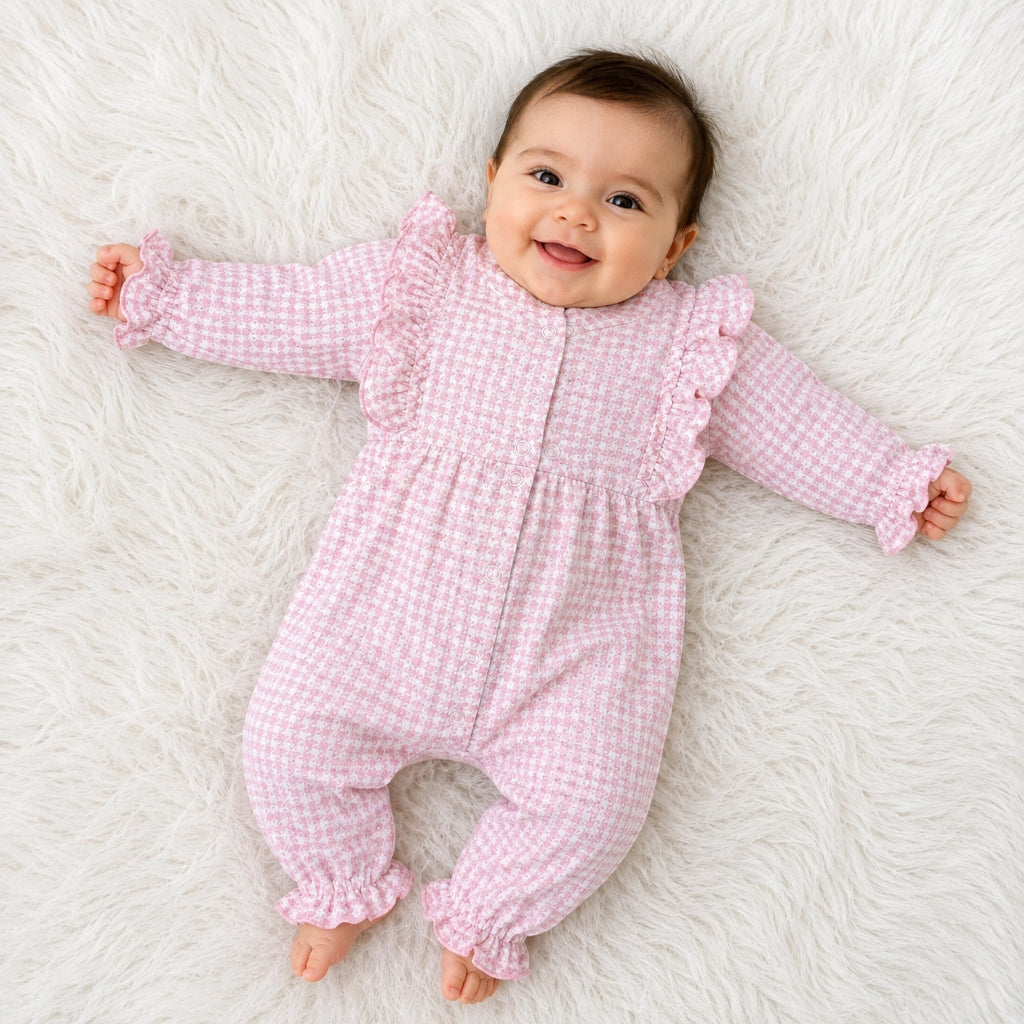 Premium Baby Full Body Romper - Rosie Theme | Pink