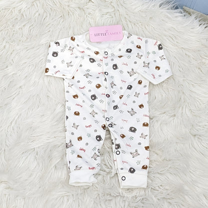 Pack of 3 Premium Baby Rompers – Gentle and Breathable