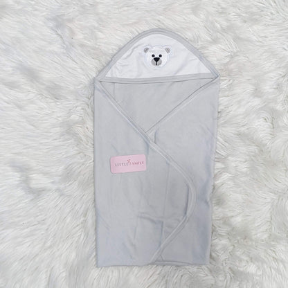 Premium Newborn Baby 10-Piece Gift Set - (BEAR) | Grey