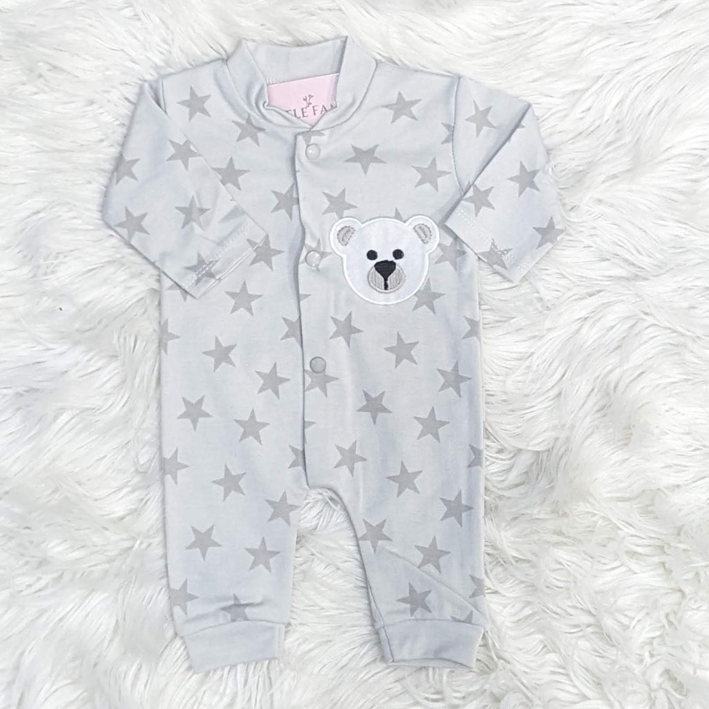 Premium Newborn Baby 10-Piece Gift Set - (BEAR) | Grey