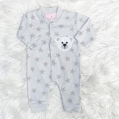 Premium Newborn Baby 10-Piece Gift Set - (BEAR) | Grey