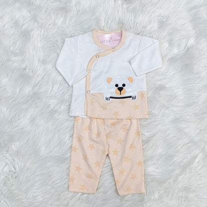 Premium Newborn Baby 10-Piece Gift Set - (BEAR) | Peach